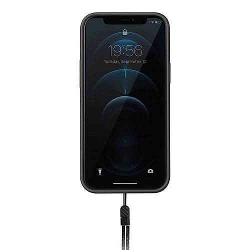 Чехол для смартфона Uniq для iPhone 12/12 Pro HELDRO + Band Anti-microbial, черный