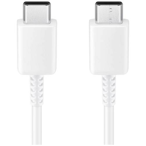 Зарядное устройство Samsung Cable USB-C на USB-C, 3А, 1м, белый