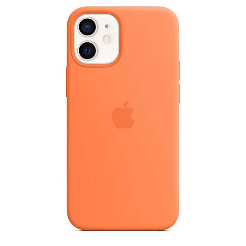 Чехол для смартфона Apple MagSafe для iPhone 12 mini, силикон, «кумкват»