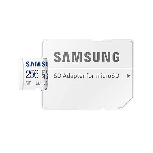 Карта памяти Samsung EVO Plus microSDXC (с адаптером), 256 Гб