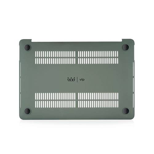 Чехол для ноутбука Plastic Case vlp for MacBook Pro 13  with Touch Bar, темно-зеленый