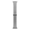 Фото — Ремешок для смарт-часов Uniq для Apple Watch 44/42 mm Strova Strap Link Steel, серебристый