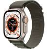 Фото — Умные часы Apple Watch Ultra GPS + Cellular, 49 мм, ремешок Alpine зеленого цвета M (уценка)