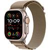 Фото — Apple Watch Ultra 2 GPS + Cellular, 49 мм, корпус из титана, ремешок Alpine оливкового цвета