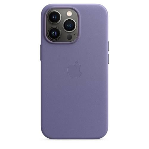Чехол для смартфона MagSafe для iPhone 13 Pro, кожа, «сиреневая глициния»