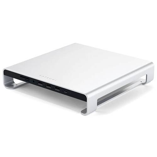 Подставка Satechi Type-C Aluminum iMac Stand для монитора, серебристый