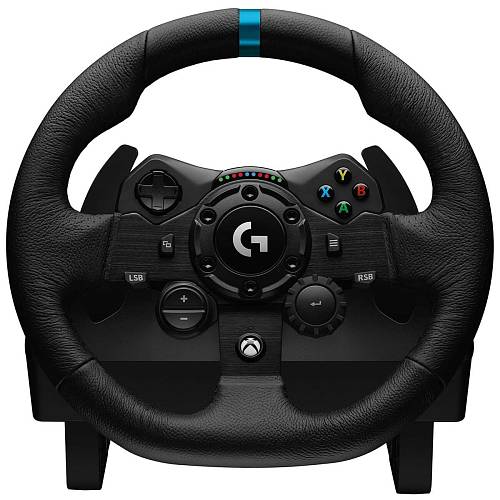 Игровой руль Logitech G923 Steering Wheel - USB (PS4 and PC), черный