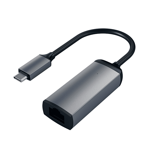 Адаптер Satechi Aluminum USB-C - Ethernet, «серый космос»