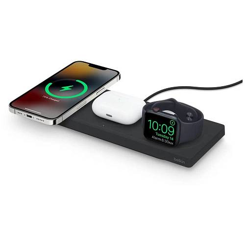 Зарядное устройство Belkin Boost Charge Pro 3-в-1 с MagSafe, черный