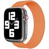 Фото — Ремешок для смарт-часов vlp для Apple Watch 42/44/45, S/M, 2шт, нейлоновый плетёный, оранжевый
