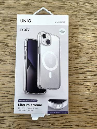 Чехол для смартфона Uniq Lifepro Xtreme AF (MagSafe) для iPhone 14 Plus, прозрачный (уценка)