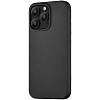 Фото — Чехол для смартфона uBear Capital Leather Case, iPhone 15 Pro Max, MagSafe, чёрный