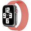 Фото — Ремешок для смарт-часов vlp для Apple Watch 42/44/45, L/XL, 2шт, нейлоновый плетёный, коралловый