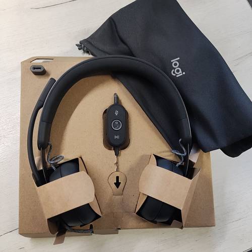 Наушники Logitech Headset Zone Wired Teams Graphite (уценка)