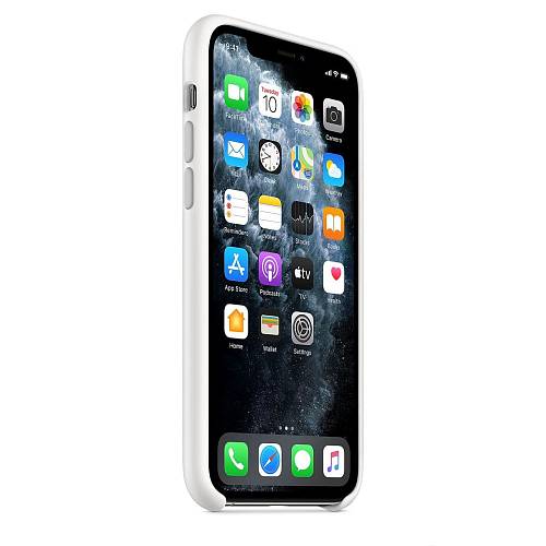 Чехол для смартфона Apple для iPhone 11 Pro, силикон, белый