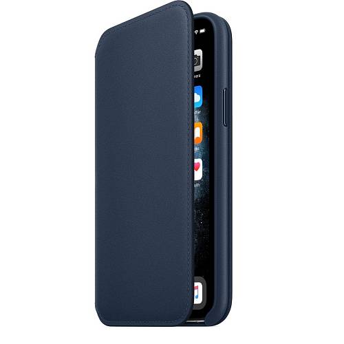 Чехол для смартфона Folio для iPhone 11 Pro, кожа, «синяя пучина»