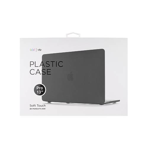 Чехол для ноутбука "vlp" Plastic Case для MacBook Pro 13'' 2020, черный
