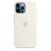 Фото — Чехол для смартфона Apple MagSafe для iPhone 12 Pro Max, силикон, белый