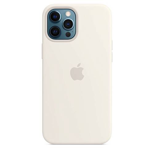 Чехол для смартфона Apple MagSafe для iPhone 12 Pro Max, силикон, белый