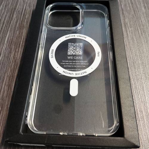 Чехол для смартфона Native Union (Re)Clear Case for iPhone 15 Pro Max, прозрачный (уценка)