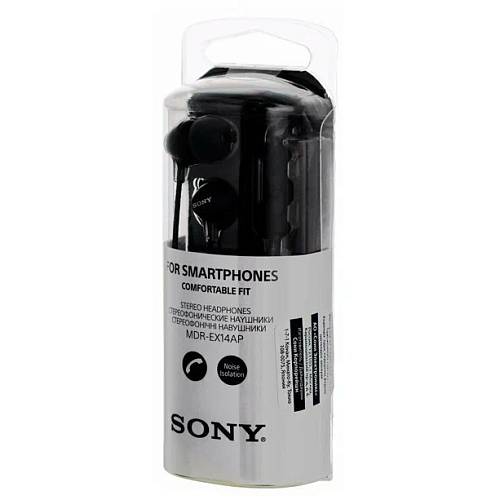 Наушники Sony MDR-EX14AP, чёрный