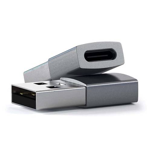 Адаптер Satechi USB-A - USB-C, «серый космос»