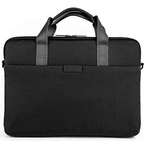 Сумка Uniq для ноутбуков 16" Stockholm Nylon Messenger bag, черный