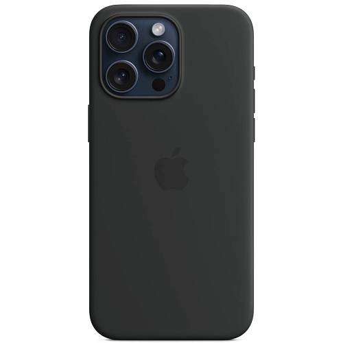 Чехол для смартфона iPhone 15 Pro Max Silicone Case with MagSafe, Black