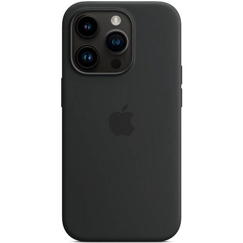 Чехол для смартфона iPhone 14 Pro Silicone Case with MagSafe, «темная ночь»