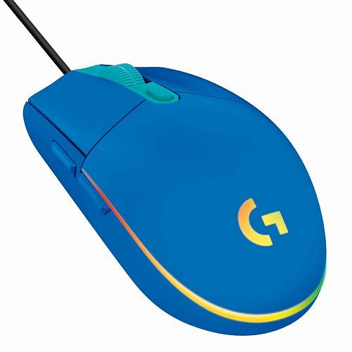 Мышь Logitech G102 Lightsync, синий