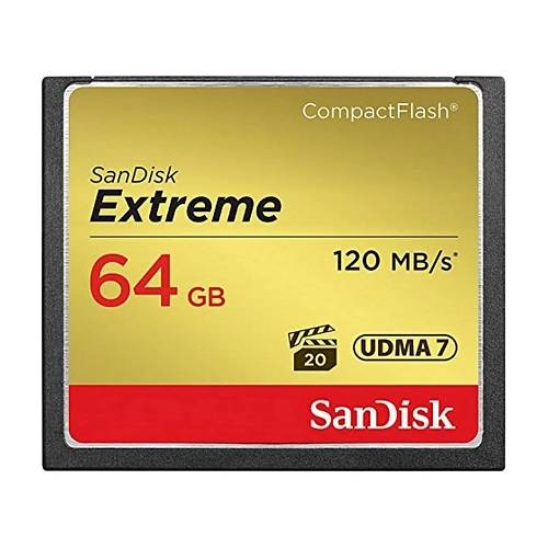 Карта памяти SanDisk Extreme Compact Flash, 64 Гб