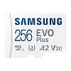 Фото — Карта памяти Samsung EVO Plus microSDXC (с адаптером), 256 Гб