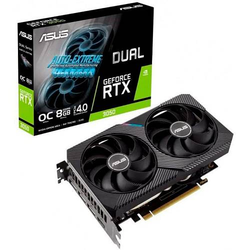 Видеокарта ASUS Dual GeForce RTX 3050 OC Edition 8 ГБ