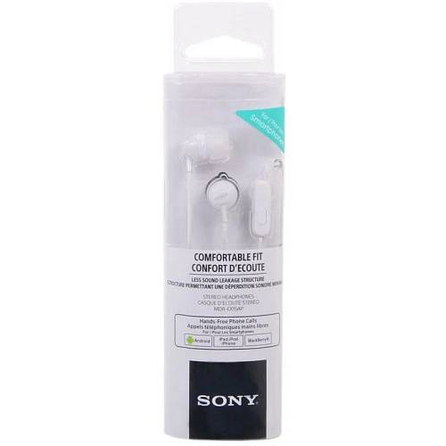 Наушники Sony MDR-EX15AP, белый
