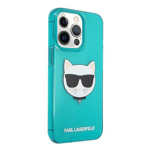 Чехол для смартфона Lagerfeld Choupette для iPhone 13 Pro, пластик, синий