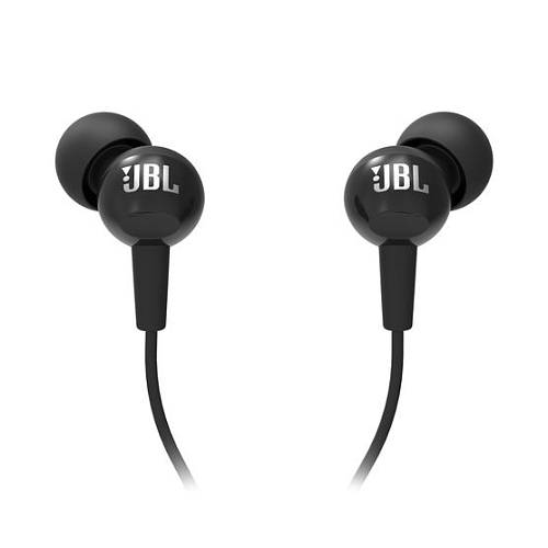 Гарнитура JBL C100SIU, 3.5 мм, черный