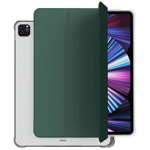 Чехол для планшета vlp для iPad Pro 2021 (12.9") Dual Folio, темно-зеленый
