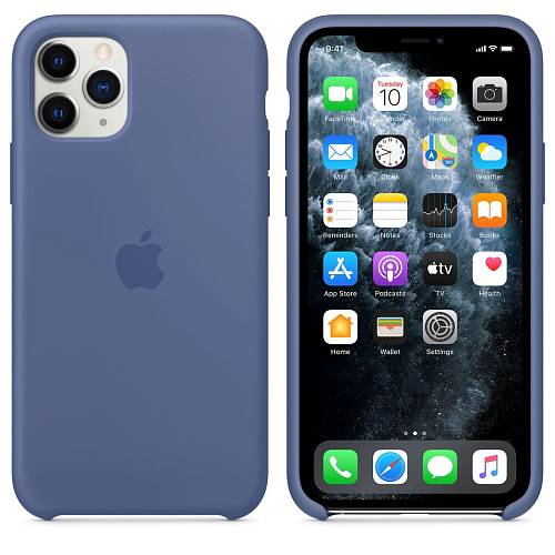 Чехол для смартфона для iPhone 11 Pro, «синий лён»