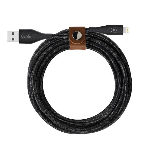 Кабель Belkin DURATEK PLUS lightning/USB-A 1.2м черный
