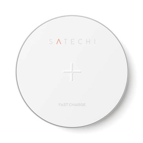 Беспроводное зарядное устройство Satechi Wireless Charger, серебристый