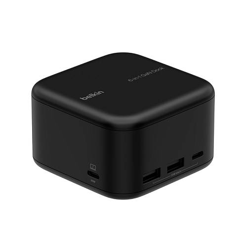 Док-станция Belkin Connect USB-C 6-in-1 Core GaN Dock 130Вт, черный