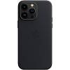 Фото — Чехол для смартфона iPhone 14 Pro Max Leather Case with MagSafe, «темная ночь»