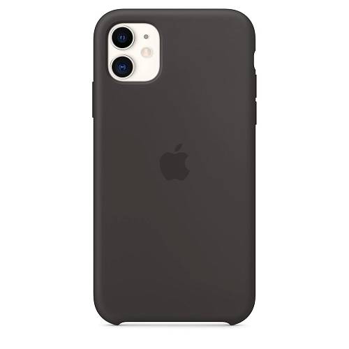 Чехол для смартфона Apple Silicone Case cиликон, цвет черный, для iPhone 11 Pro