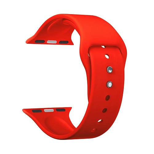 Ремешок для смарт-часов Apple Watch 38/40 mm LYAMBDA ALTAIR, силикон, красный