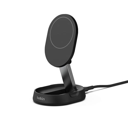 Зарядное устройство Belkin BoostCharge Convertible Magnetic Wireless Charging Stand with Qi2 15Вт, черный