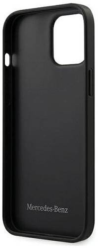 Чехол для смартфона Mercedes Dynamic Genuine для iPhone 12/12 Pro, кожа, черный
