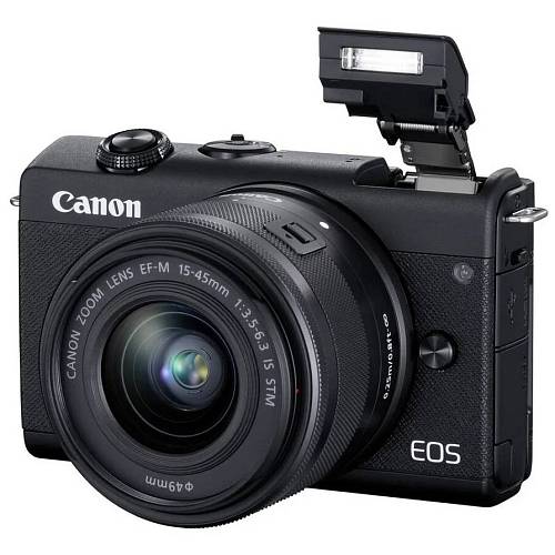 Фотоаппарат Canon EOS M200 Kit EF-M 15-45mm, черный