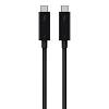 Фото — Кабель Belkin Thunderbolt 3 USB-C/USB-C, 100Вт, 2м, черный