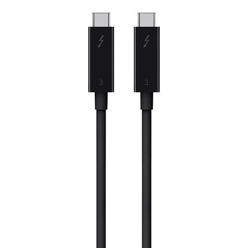 Кабель Belkin Thunderbolt 3 USB-C/USB-C, 100Вт, 2м, черный