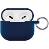 Фото — Чехол для наушников vlp Soft Touch, с кольцом, для AirPods (3rd generation), темно-синий